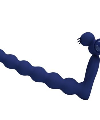Visão alternativa de PRETTY LOVE - AJMAL ANEL VIBRADOR COM PLUG AZUL