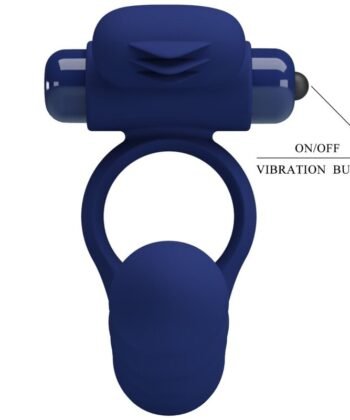 PRETTY LOVE - AJMAL ANEL VIBRADOR COM PLUG AZUL
