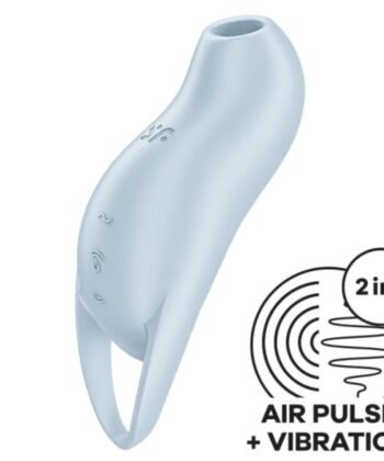 SATISFYER - POCKET PRO 1 ESTIMULADOR DE CLITÓRIS AZUL CLARO