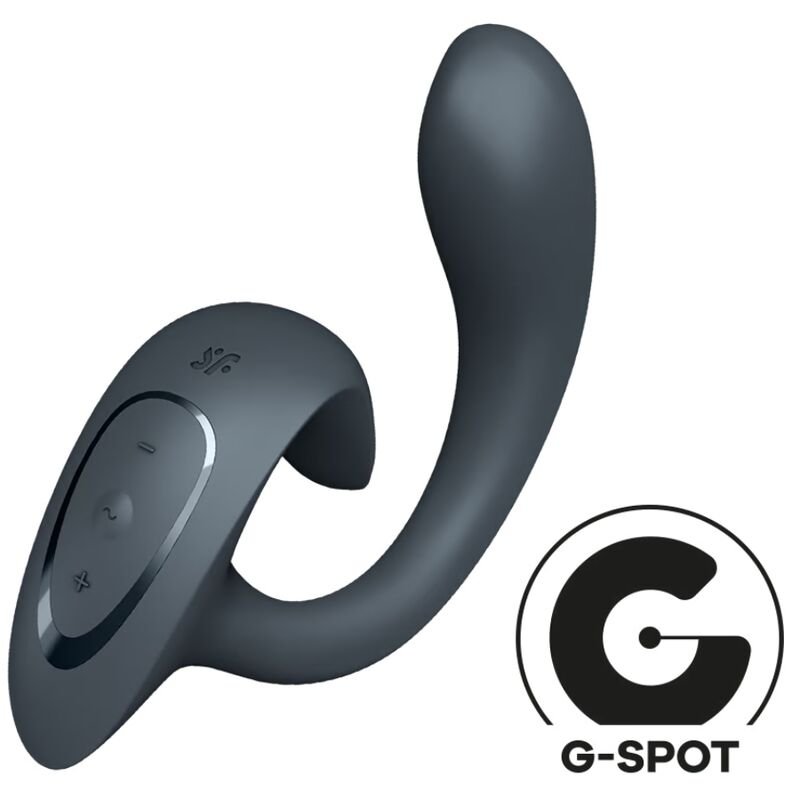 SATISFYER - G FOR GODDESS 1 COELHO VIBRADOR CINZA ESCURO - Image 2
