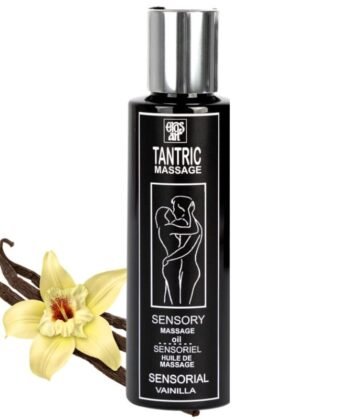 EROS-ART - ACEITE MASAJE TÁNTRICO NATURAL Y AFRODISÍACO VAINILLA 100 ML