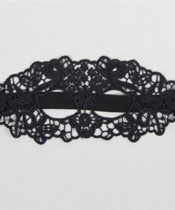 Visão alternativa de QUEEN LINGERIE - MSCARA DE RENDA PRETA