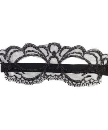 Visão alternativa de QUEEN LINGERIE - MSCARA DE RENDA FINA PRETA