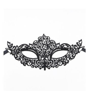 Visão alternativa de QUEEN LINGERIE - MSCARA DE RENDA PRETA MODELO 1