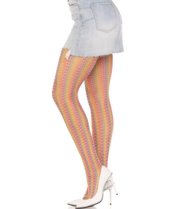 Visão alternativa de LEG AVENUE - MEIAS DE CROCHÊ MULTICOLOR
