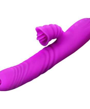 Visão alternativa de ARMONY - ANGELIA VIBRADOR MULTIFUNO LÍNGUA DUPLA EFEITO DE CALOR VIOLETA