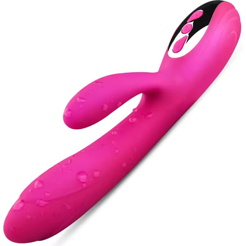 ARMONY - VIBRADOR E ESTIMULADOR FLEXÍVEL COM EFEITO DE CALOR FÚCSIA - Image 4
