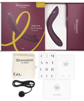 Alternative view of WOMANIZER - OG G-SPOT AUBERGINE