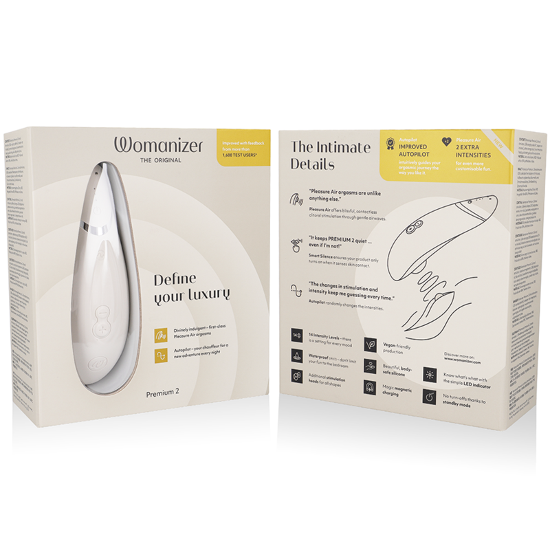 WOMANIZER - PREMIUM 2 ESTIMULADOR CLITORIAL WARM GREY - Image 3