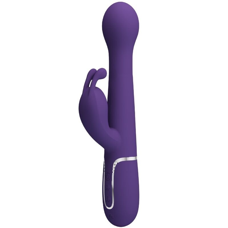 PRETTY LOVE - DEJON VIBRADOR COELHO 3 EM 1 MULTIFUNO ROXO - Imagem 4