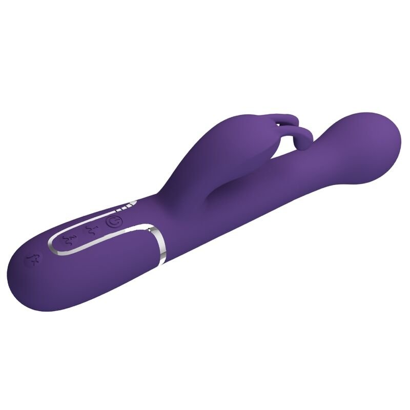 PRETTY LOVE - DEJON VIBRADOR COELHO 3 EM 1 MULTIFUNO ROXO - Imagem 5