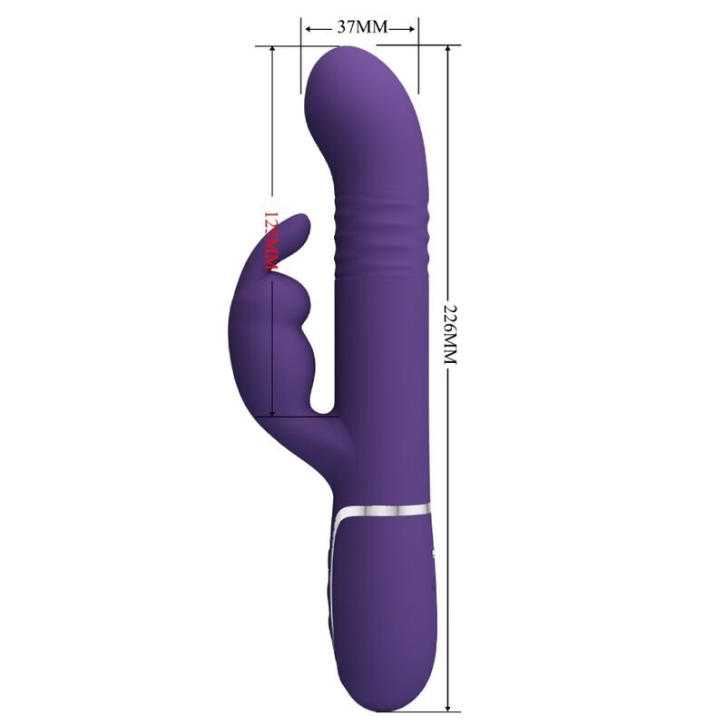 PRETTY LOVE - COALE VIBRADOR COELHO 4 EM 1 ROXO - Imagem 4