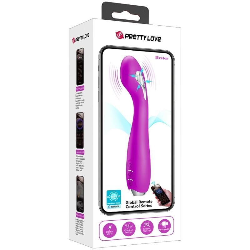 PRETTY LOVE - HECTOR ELECTROSHOCK VIBRADOR APLICATIVO GRATUITO VIOLETA - Image 4