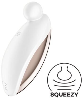 SATISFYER - SPOT ON 2 VIBRADOR LAY-ON BRANCO
