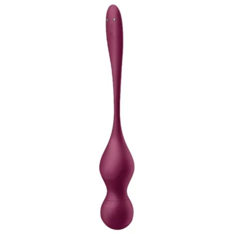 SATISFYER - LOVE BIRDS VARY BOLAS VIBRATÓRIAS APLICATIVO GRATUITO VINHO TINTO - Imagem 3