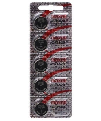 MAXELL - BATERIALITIO CR1620 3V 5UDS