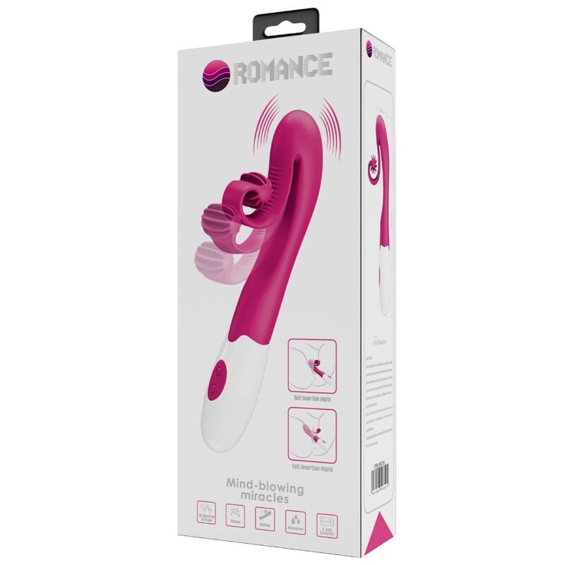 ROMANCE - VIBRADOR E ESTIMULADOR 30 VELOCIDADES COR-DE-ROSA - Image 5