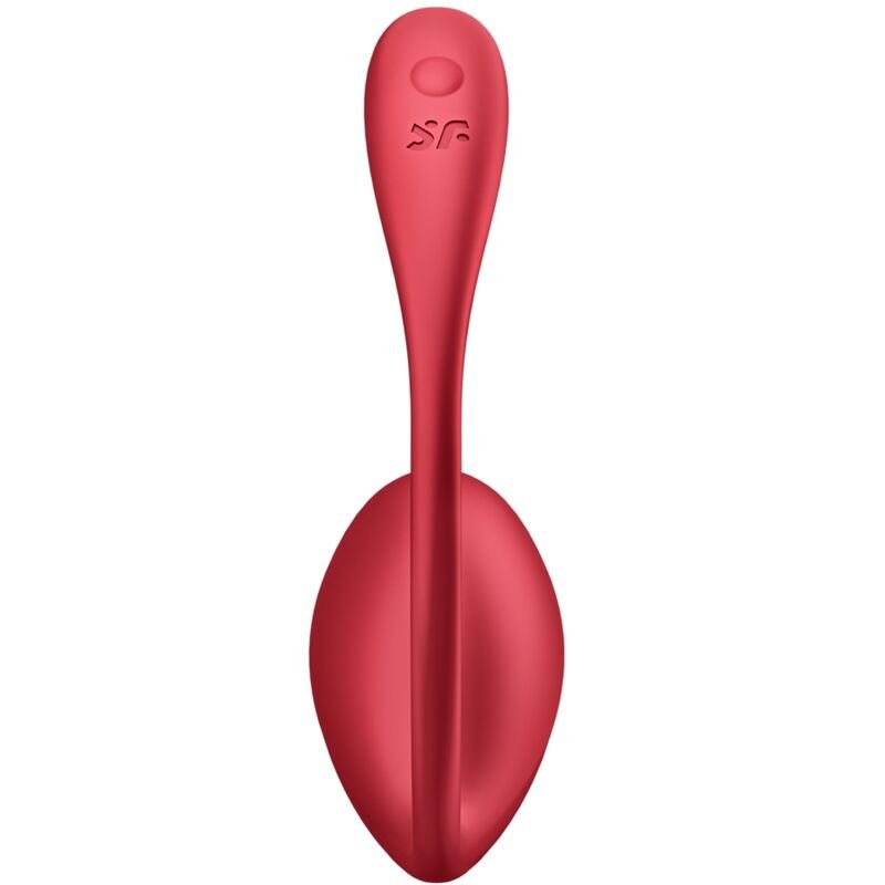 SATISFYER - SHINY PETAL ESTIMULADOR DE CONTROLE REMOTO G POINT VERMELHO APLICATIVO GRATUITO - Imagem 4