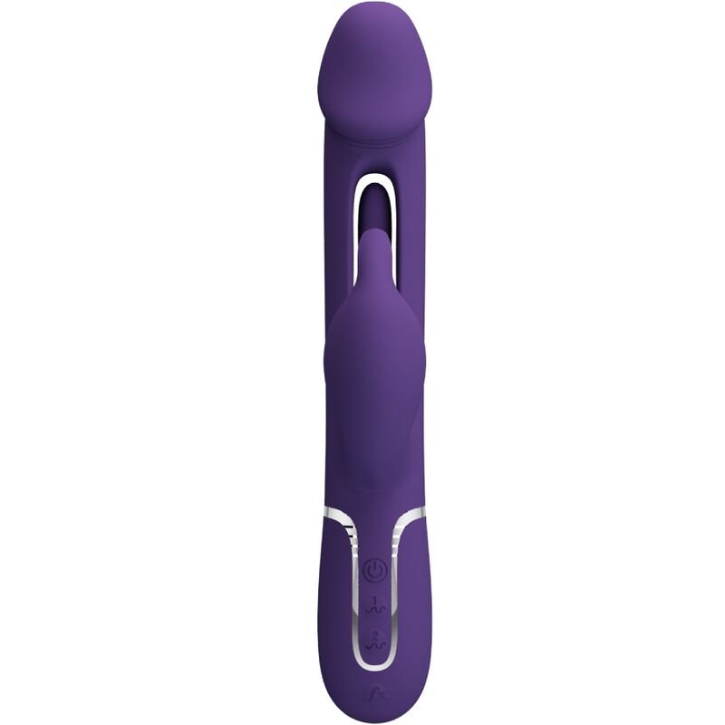 BONITO AMOR - KAMPAS COELHO VIBRADOR MULTIFUNÇÃO 3 EM 1 COM LÍNGUA VIOLETA - Image 3