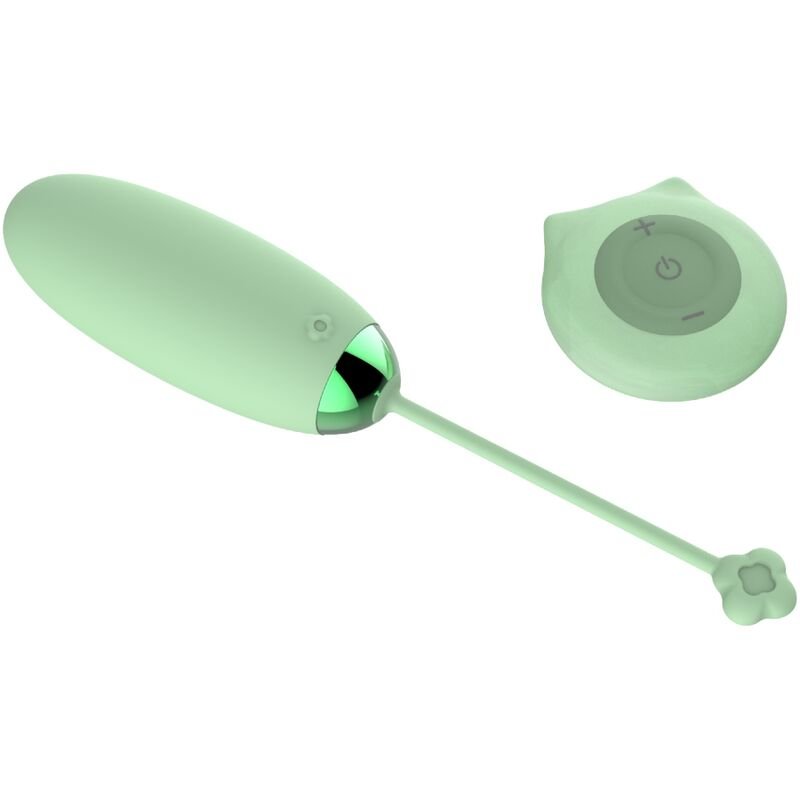 ARMONY - KITTY FUN EGG VIBRADOR CONTROLE REMOTO 10 VIBRAÇÕES VERDE - Imagem 4