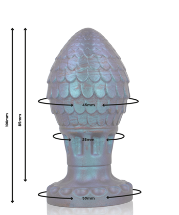 Visão alternativa de EPIC - VRAKOS DRAGON OGG ANAL PLUG TAMANHO S