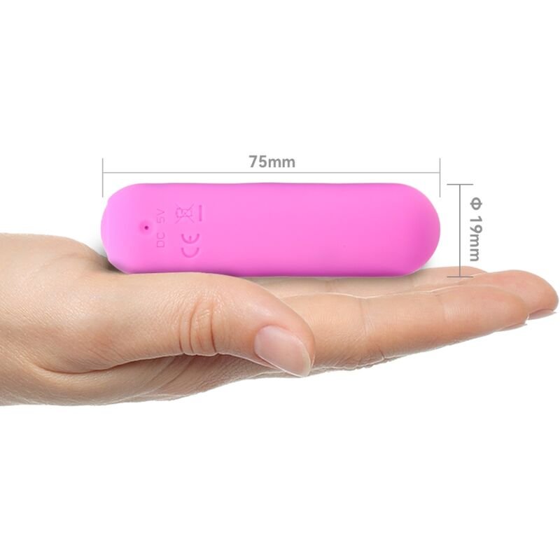 ARMONY - SPLASH HAHA VIBRADOR BALA SILICONE 10 VIBRAÇÕES 75 X 19 CM ROSA - Imagem 2