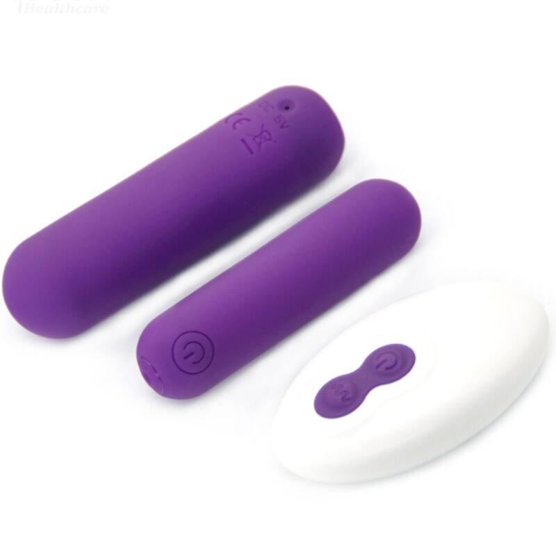 ARMONY - SPLASH JOLINE VIBRADOR BALA SILICONE CONTROLE REMOTO 10 VIBRAÇÕES 6.5 X 1.5 CM ROXO - Imagem 2
