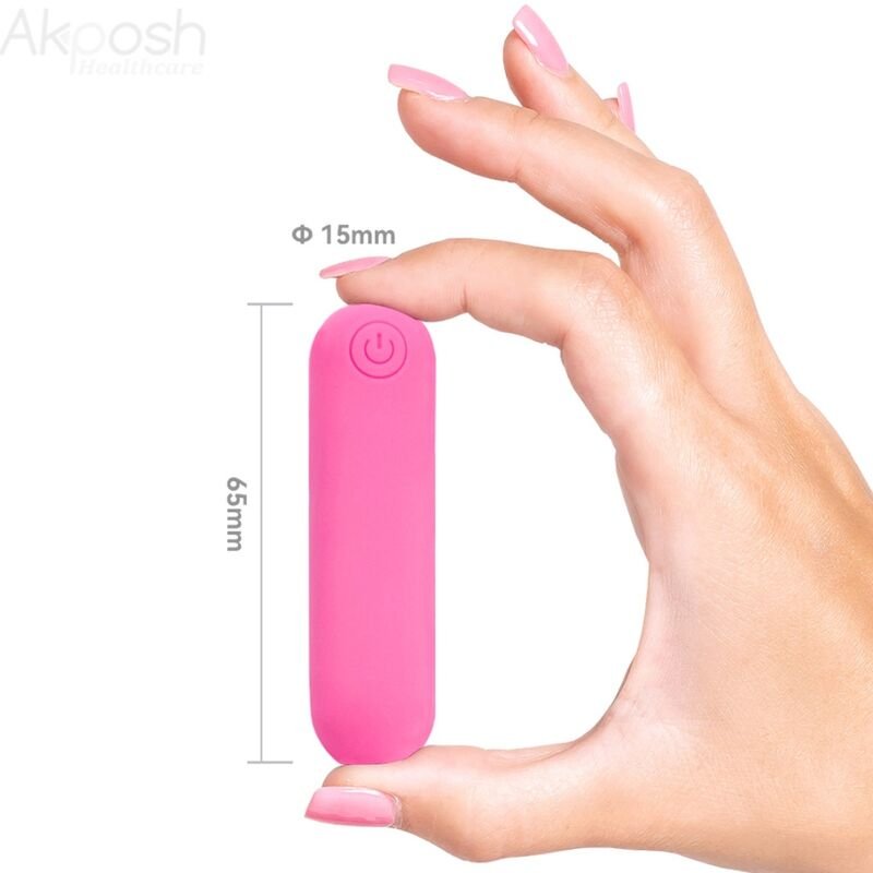 ARMONY - SPLASH JOLINE VIBRADOR BALA SILICONE CONTROLE REMOTO 10 VIBRAÇÕES 65 X 15 CM ROSA - Image 3