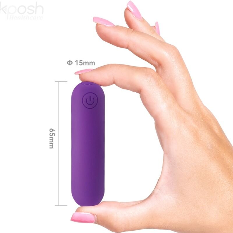 ARMONY - SPLASH JOLINE VIBRADOR BALA SILICONE CONTROLE REMOTO 10 VIBRAÇÕES 6.5 X 1.5 CM ROXO - Imagem 4
