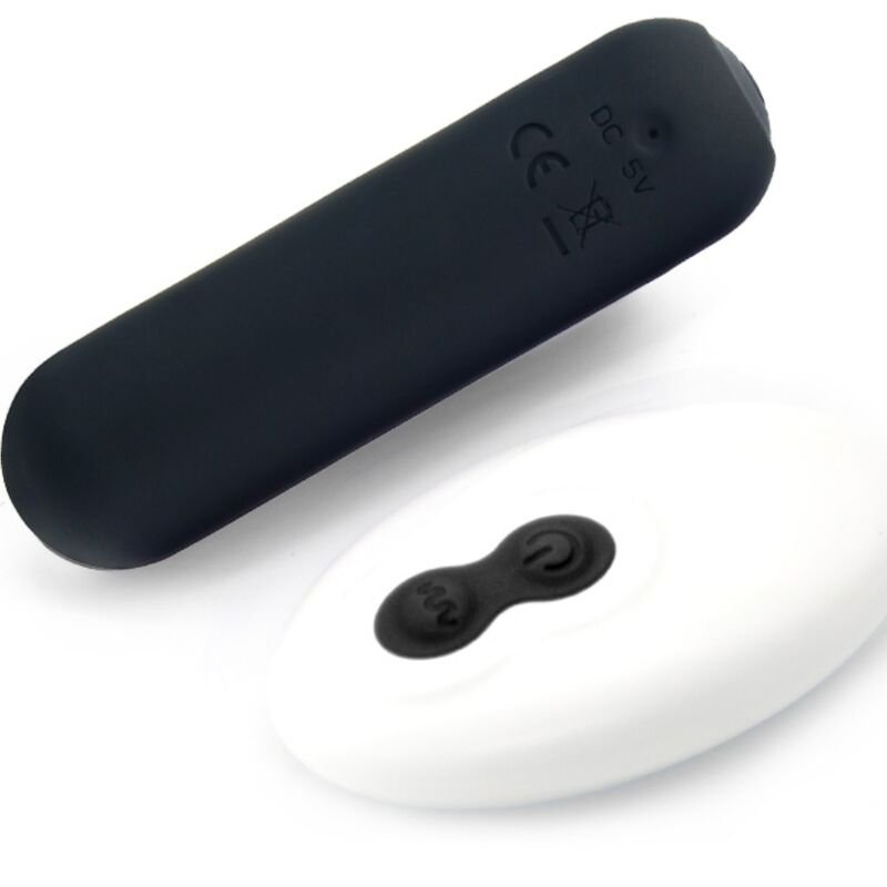 ARMONY - SPLASH JOIE VIBRADOR BULLET SILICONE CONTROLE REMOTO 10 VIBRAÇÕES 75 X 19 CM PRETO - Imagem 3