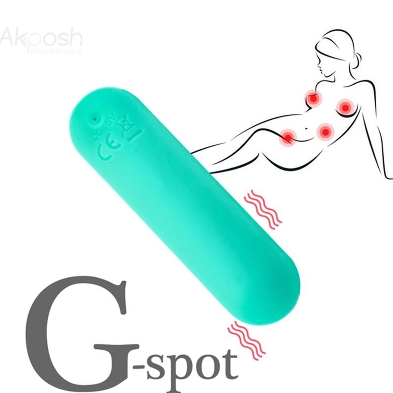ARMONY - SPLASH JOIE VIBRADOR BULLET SILICONE CONTROLE REMOTO 10 VIBRAÇÕES 75 X 19 CM VERDE - Imagem 4