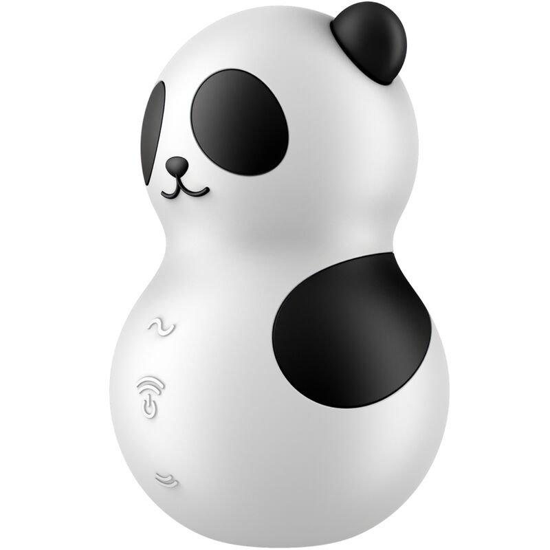 SATISFYER - POCKET PANDA ESTIMULADOR E VIBRADOR PRETO E BRANCO - Image 4