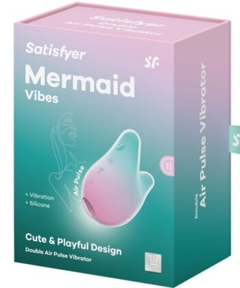 SATISFYER - MERMAID VIBES ESTIMULADOR E VIBRADOR MENTA E ROSA - Image 5