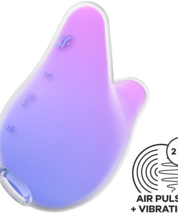 SATISFYER - MERMAID VIBES ESTIMULADOR E VIBRADOR VIOLETA E ROSA
