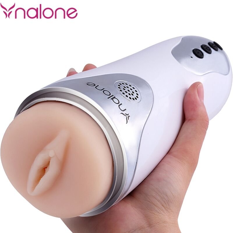 NALONE - MAGICIAN MASTURBATOR COM VIBRAÇÃO BRANCO - Imagem 5