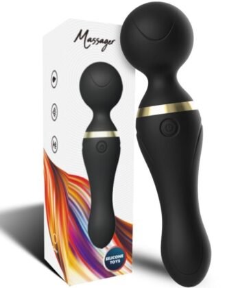 ARMONY - FREEZA MASSAGER E VIBRADOR CABEÇA SUPER FLEXÍVEL PRETA