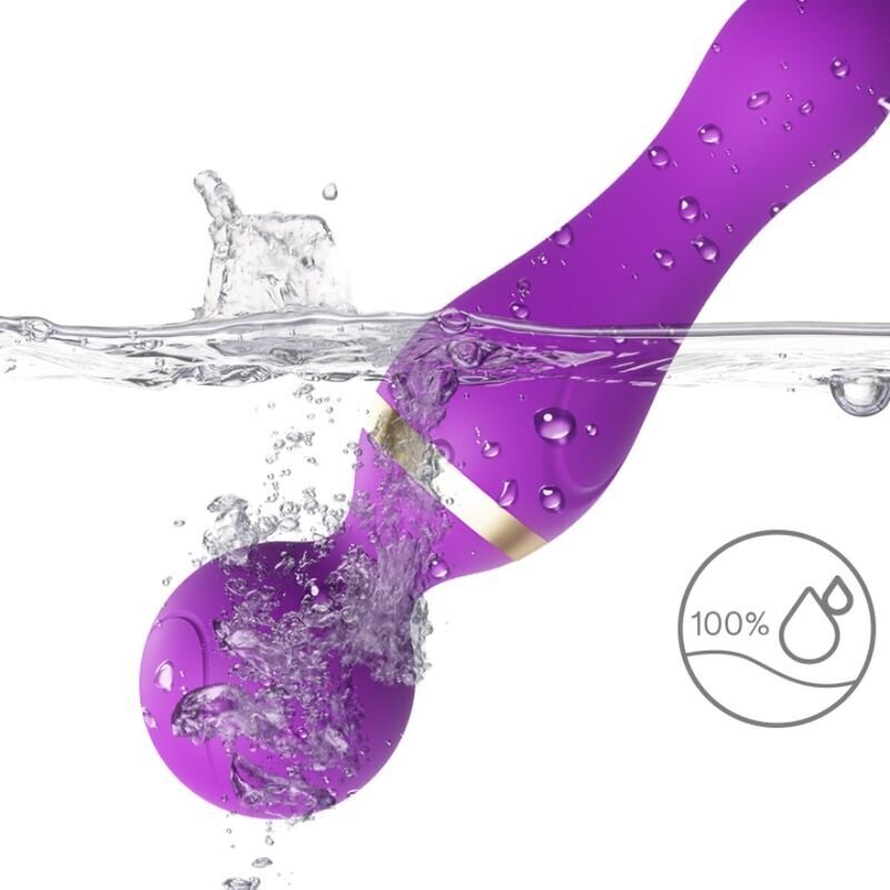 ARMONY - MASSAGER E VIBRADOR FREEZA CABEÇA SUPER FLEXÍVEL ROXO - Imagem 3