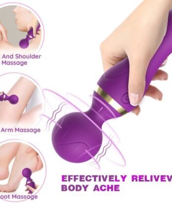 Visão alternativa de ARMONY - MASSAGER E VIBRADOR FREEZA CABEÇA SUPER FLEXÍVEL ROXO