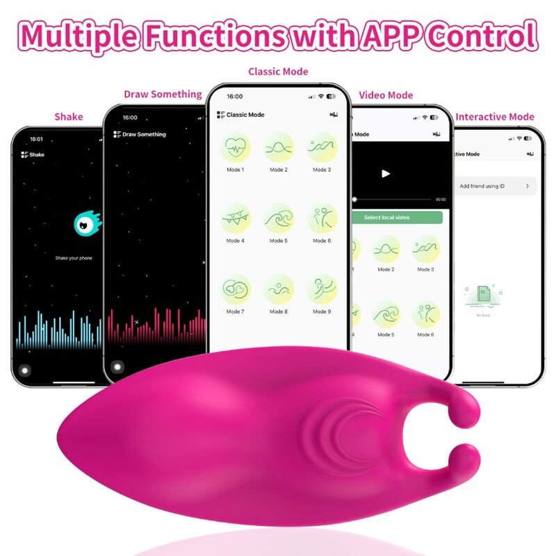 ARMONY - HONEYBEE WEARABLE CALÇAS VIBRADOR G-SPOT FÚCSIA - APLICATIVO GRATUITO - Imagem 5