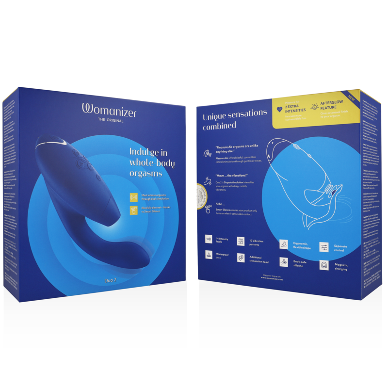 WOMANIZER - DUO 2 ESTIMULADOR AZUL - Image 3