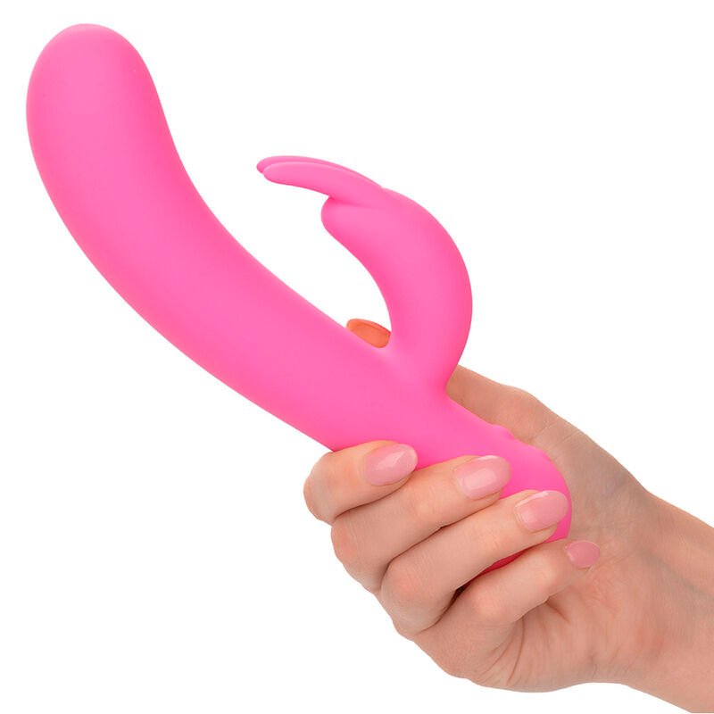 CALEXOTICS - FIRST TIME VIBRADOR COELHO RECARREGÁVEL ROSA - Imagem 5