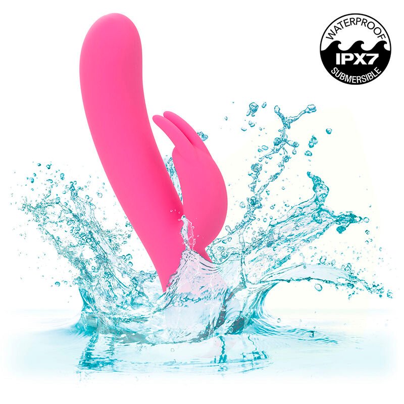 CALEXOTICS - FIRST TIME VIBRADOR COELHO RECARREGÁVEL ROSA - Imagem 4