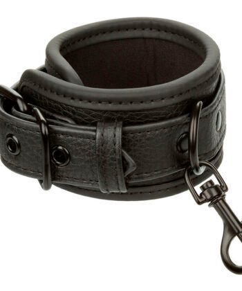 Visão alternativa de CALEXOTICS - NOCTURNAL PULSEIRAS DE COURO AJUSTÁVEIS PRETAS