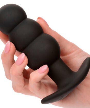 Alternative view of CALEXOTICS - ROCK BOTTOM PLUG ANAL COM ESFERAS 10 VIBRAÇÕES SILICONE PRETO