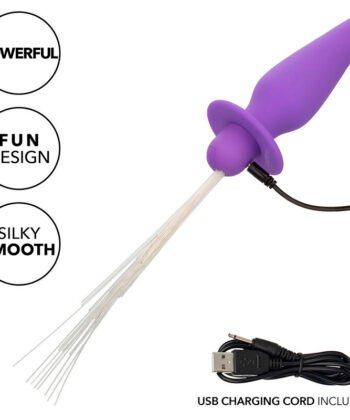 CALEXOTICS - SOUTHERN LIGHTS LIGHT UP ANAL PLUG 10 VIBRAÇÕES SILICONE ROXO - Image 4