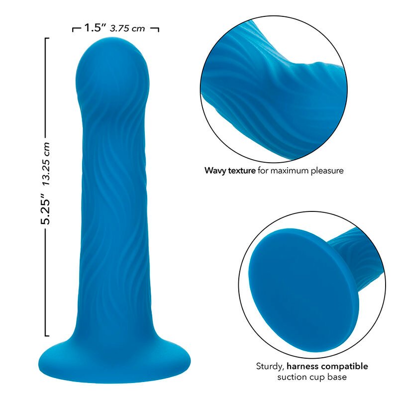 CALEXOTICS - WAVE RIDER RIPPLE PLUG ANAL AZUL - Image 4