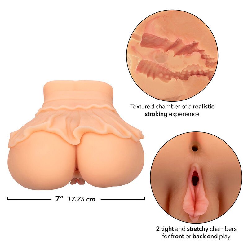 CALEXOTICS - THE PEEP SHOW GIRL DUPLO MASTURBADOR REALISTA CARNE - Image 4