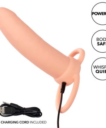 Alternative view of CALEXOTICS - MAXX THICK DUAL PENETRATOR 10 VIBRAÇÕES CARNE