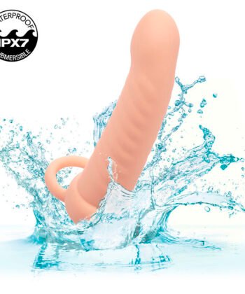 Alternative view of CALEXOTICS - MAXX RIBBED DUAL PENETRATOR 10 VIBRAÇÕES CARNE