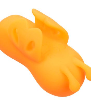 CALEXOTICS - NEON VIBES BUZZING VIBE O ESTIMULADOR DE DEDO 10 VIBRAÇÕES LARANJA